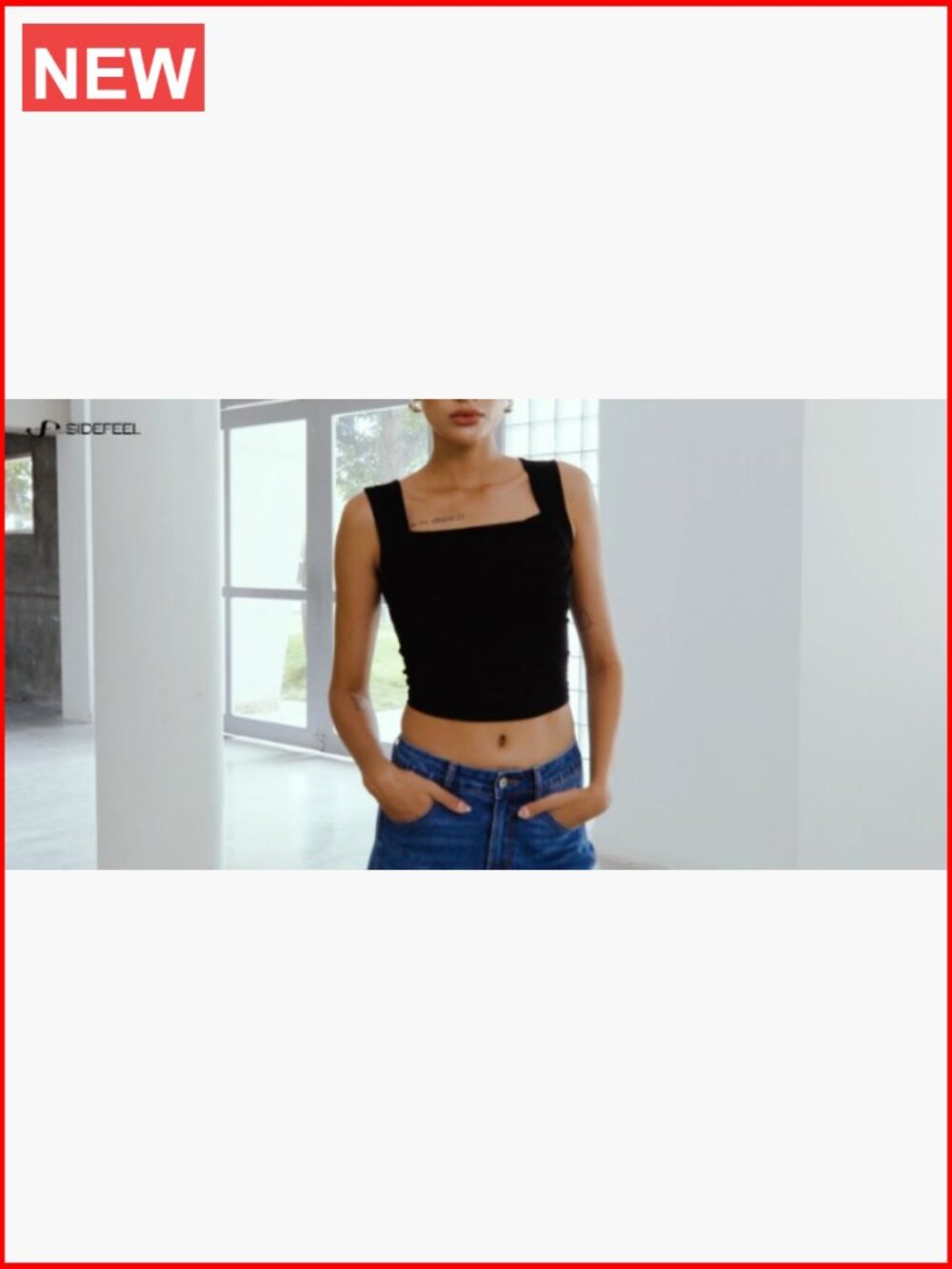 High Waisted Wide Leg Barrel Jeans Raw Rolled Hem Cropped Ankle - Picture 7 of 7